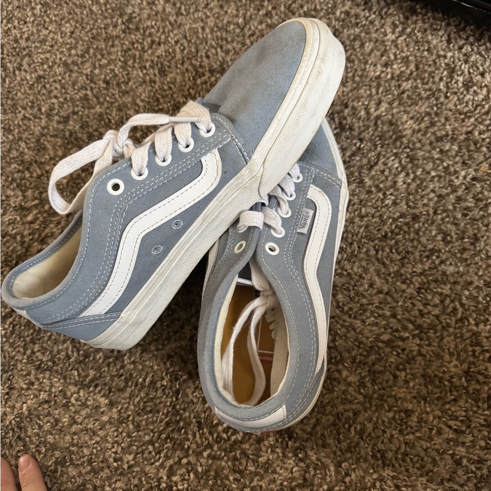 Vans Blue and White Sneakers